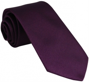 Deep Purple Silk Tie