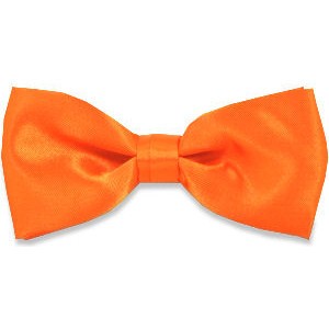 Orange Bow Tie 