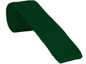 Green Knitted Tie