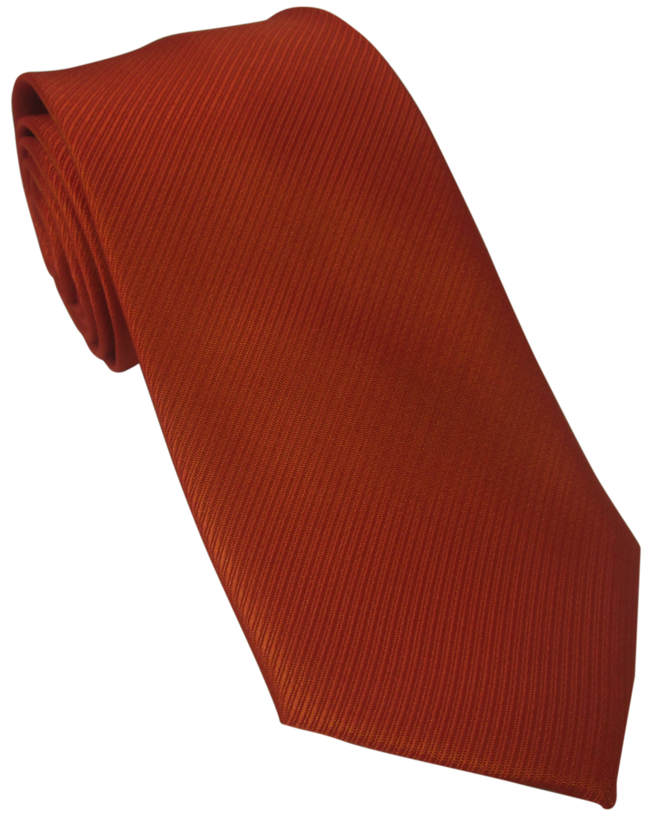 Burnt Orange Silk Tie