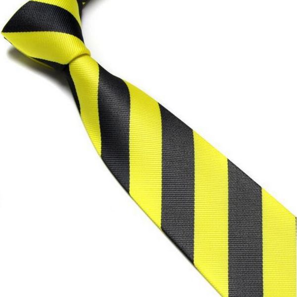 Black and Blue Striped Club Tie | With Free And Fast UK Delivery