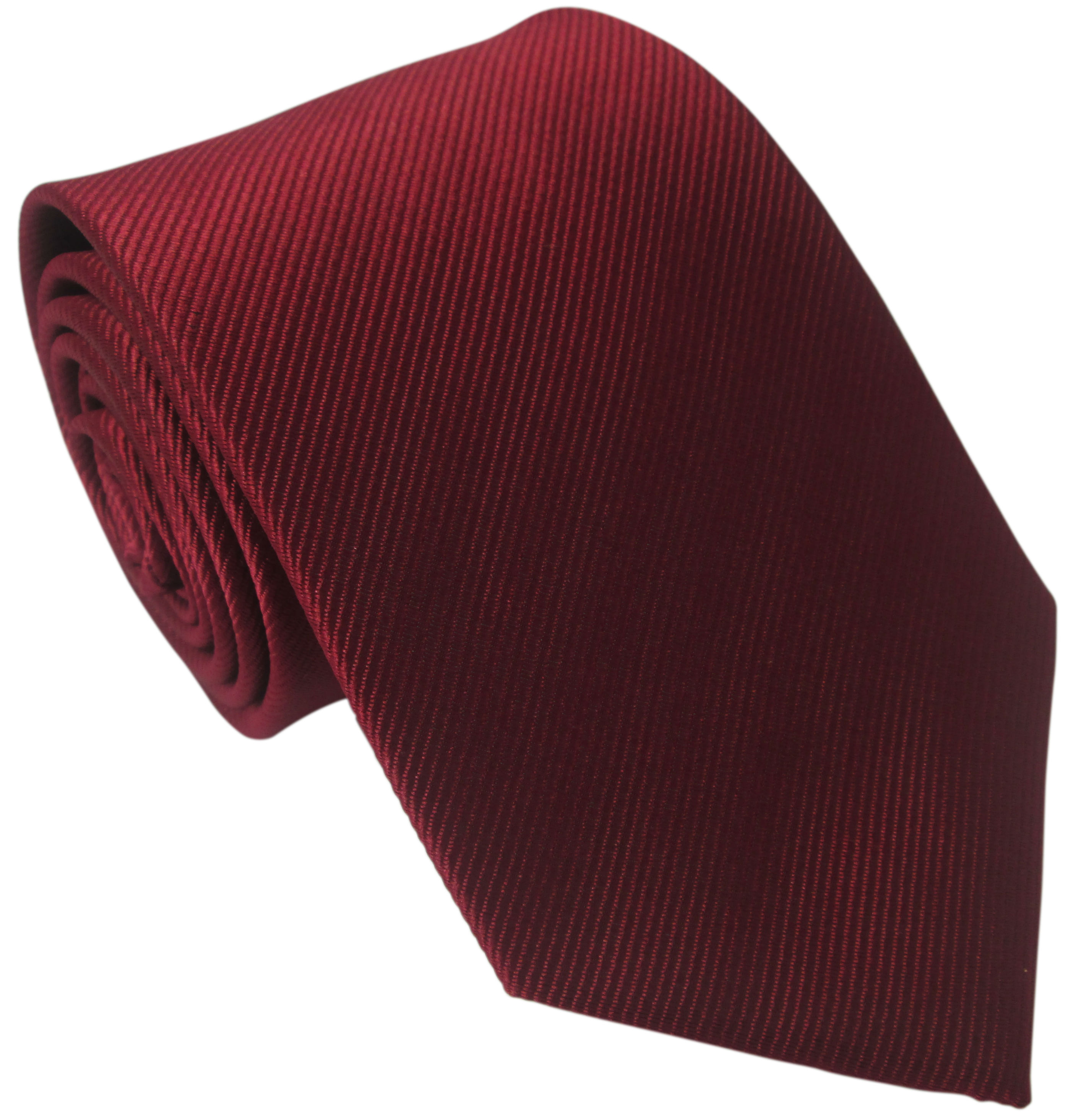 Dark Red Silk Tie