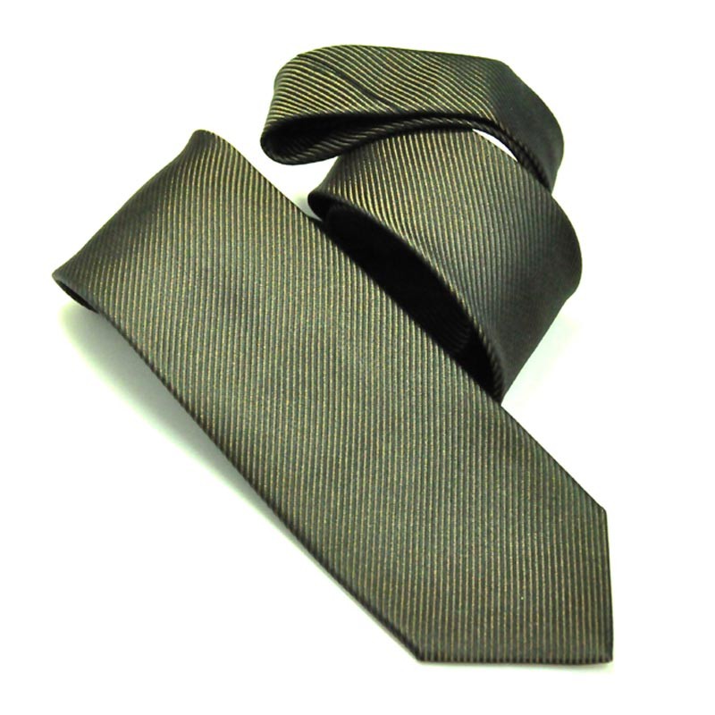Brown Silk Designer Tie